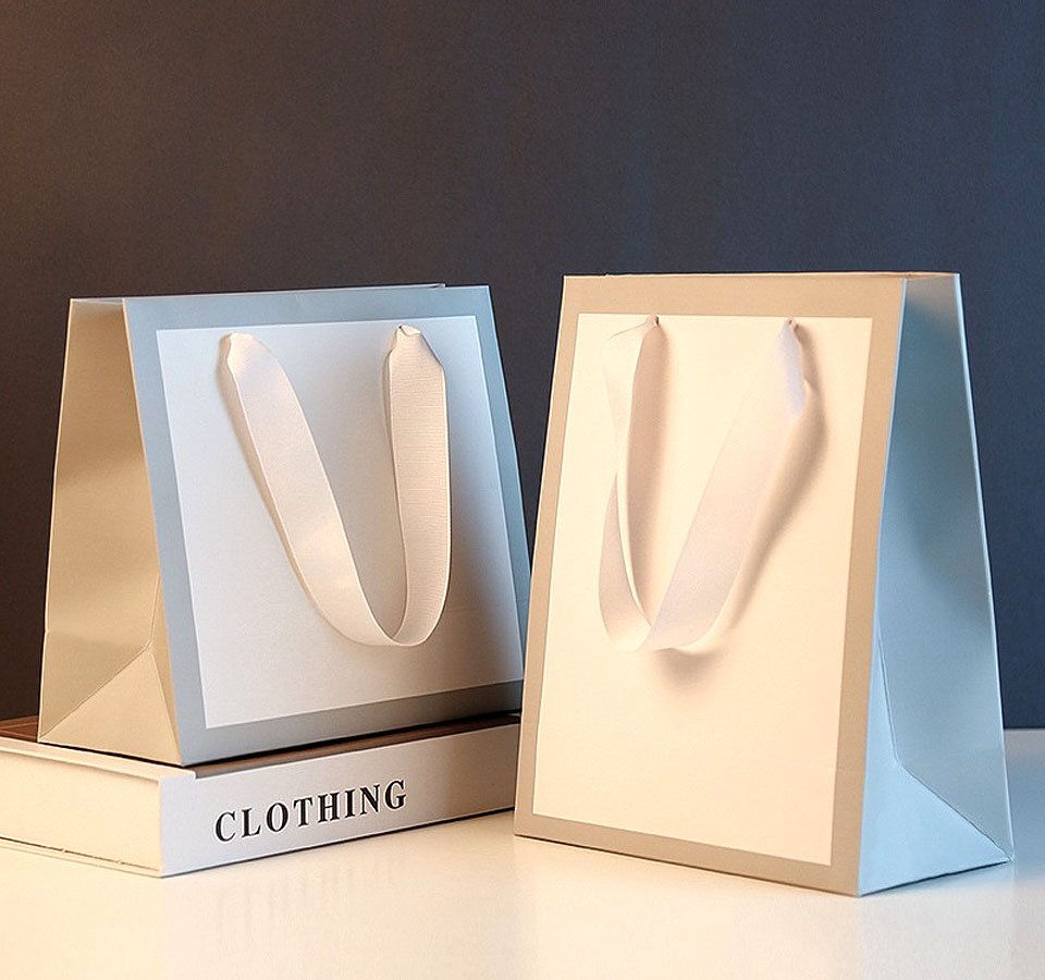 kraft paper bags with handles